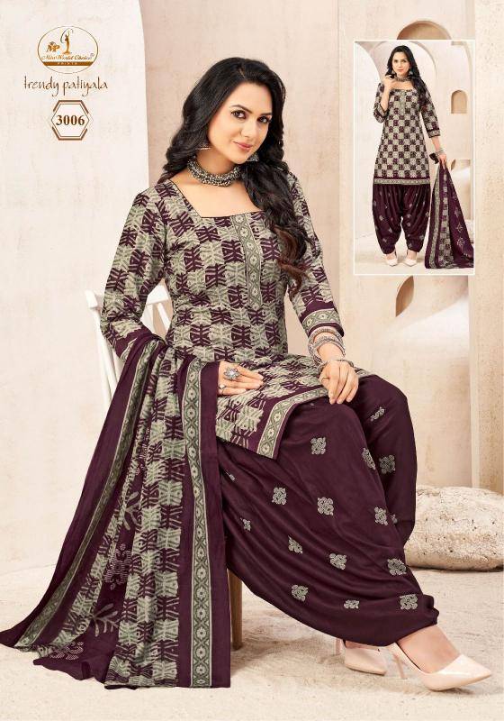 Miss world trendy patiyala vol-3 Dress material wholesale market in Kolkata