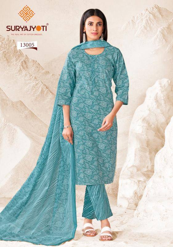 Suryajyoti preyasi vol-13  Designer dress materials wholesale