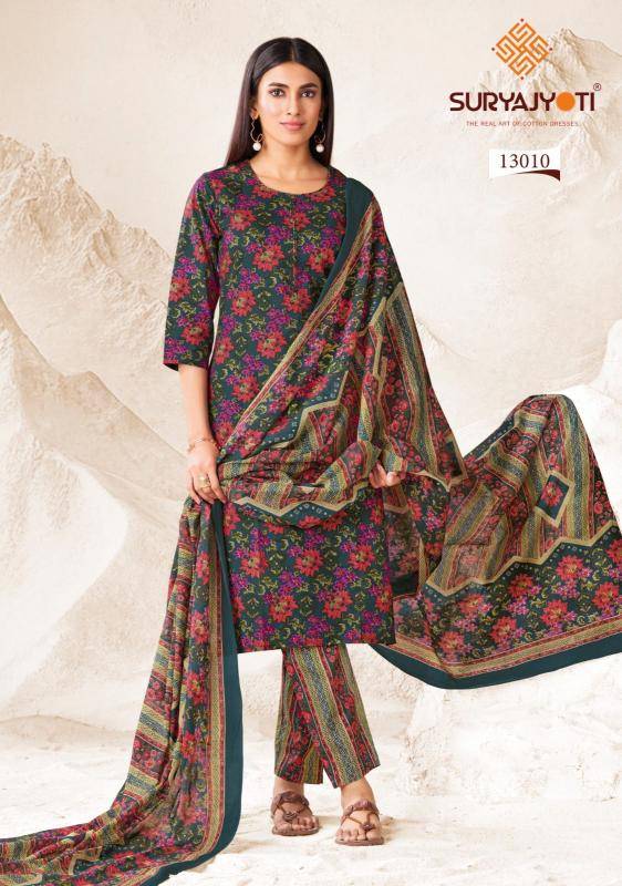 Suryajyoti preyasi vol-13  Designer dress materials wholesale