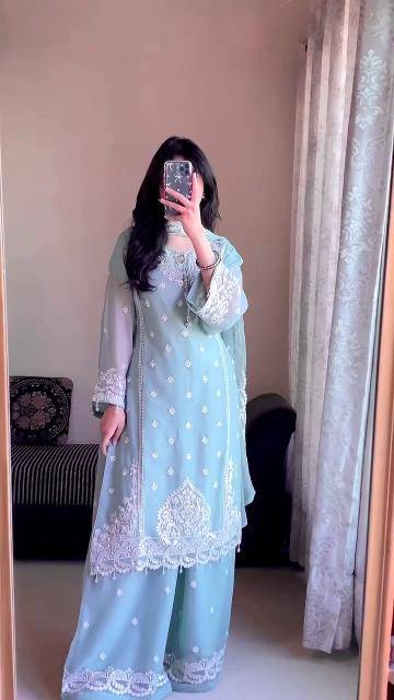 Sahiba d.no-AC-7057 fox georgette Salwar Kameez wholesale in Jaipur