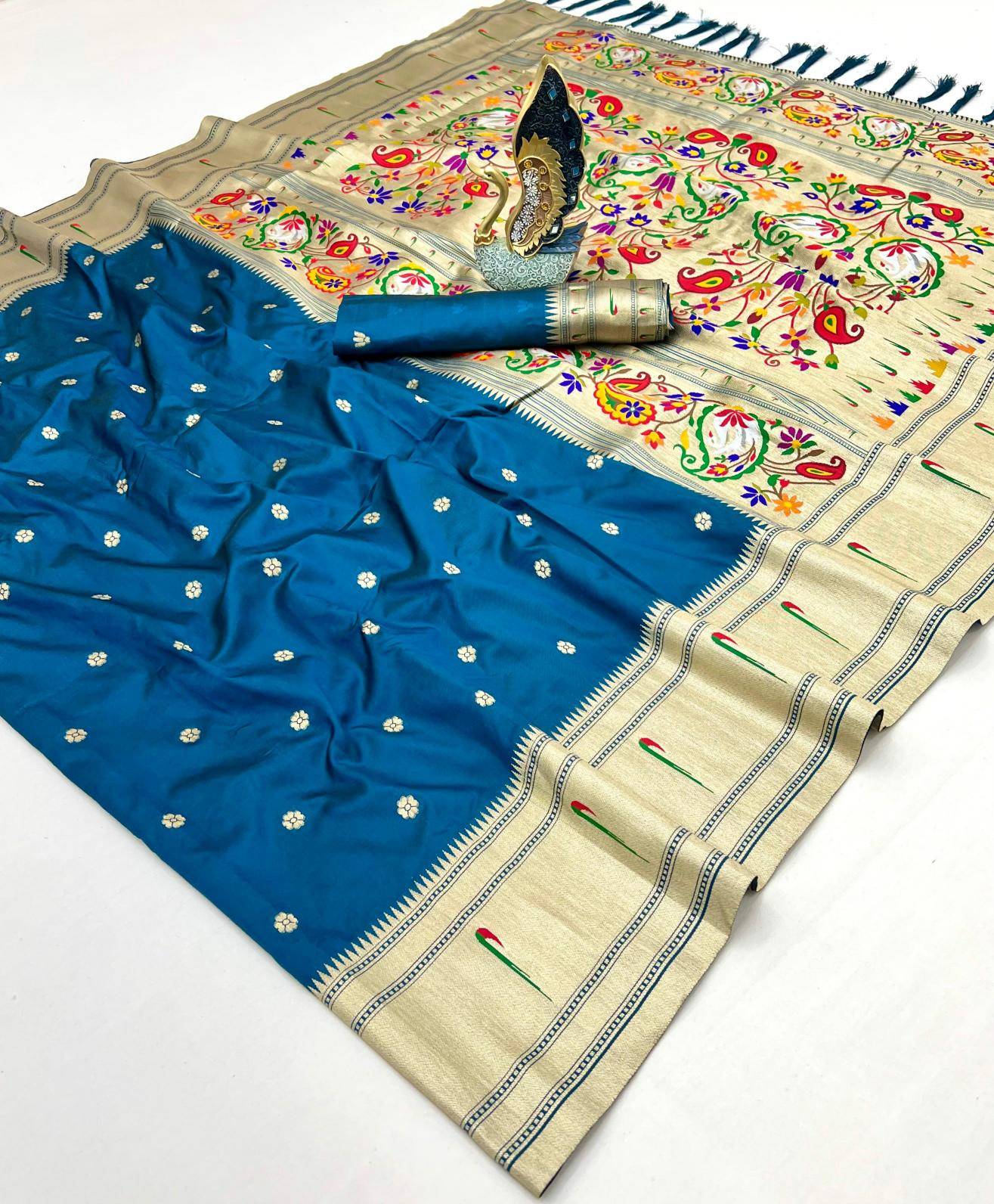 Anupama karma paithani voL-5 Indian Saree manufacturers