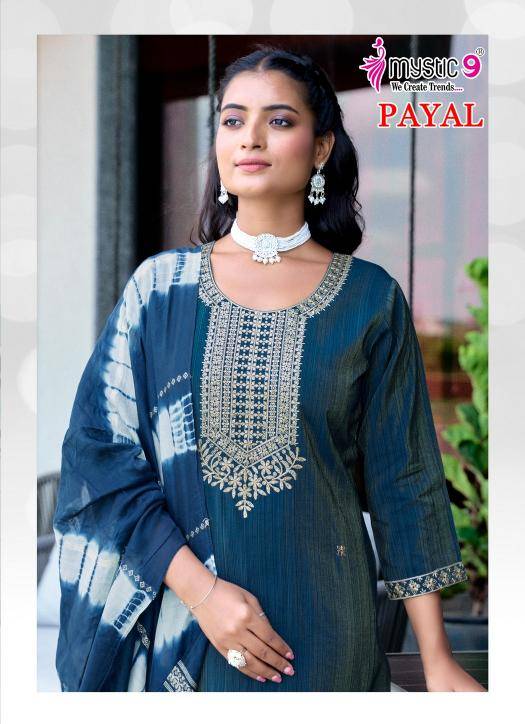 Mystic9 payal vol 1 Kurti wholesale market in Ahmedabad