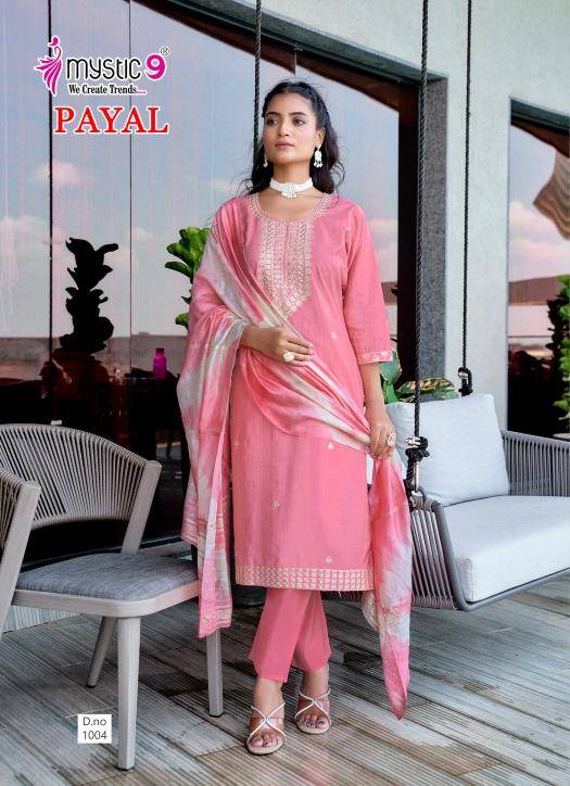 Mystic9 payal vol 1 Kurti wholesale market in Ahmedabad