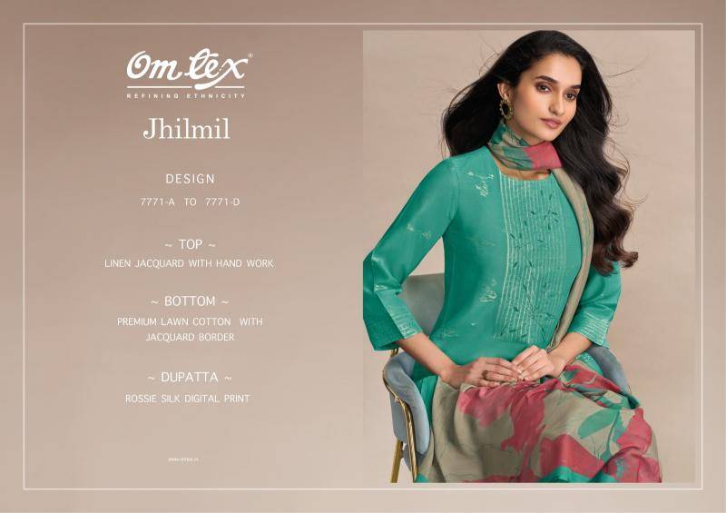 Omtex jhilmil Indian dress materials wholesale