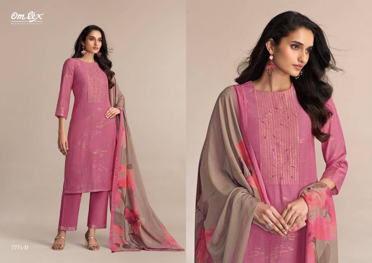 Omtex jhilmil Indian dress materials wholesale