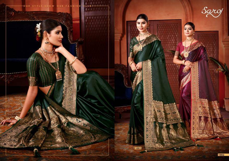 Saroj sophia satin saroski 2 Saree wholesale market