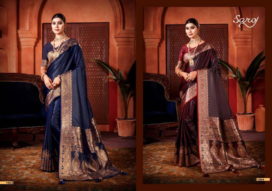 Saroj sophia satin saroski 2 Saree wholesale market