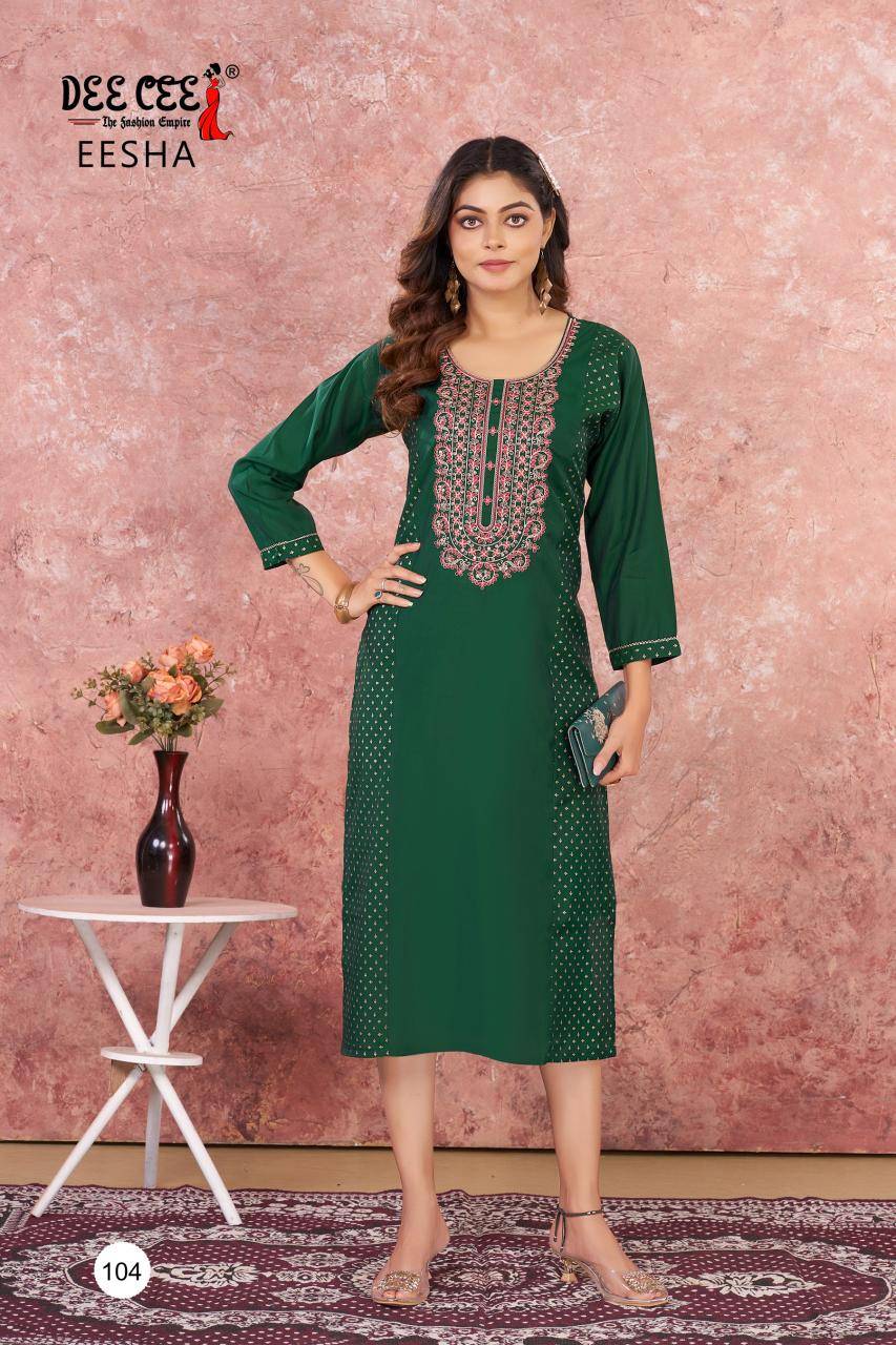 Deecee eesha Kurtis wholesale price in Ahmedabad