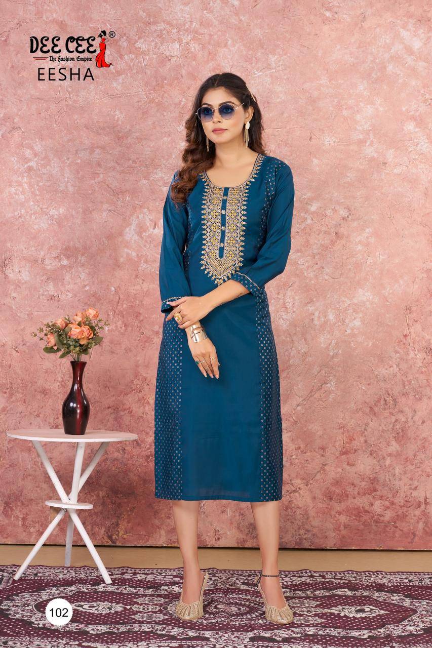 Deecee eesha Kurtis wholesale price in Ahmedabad