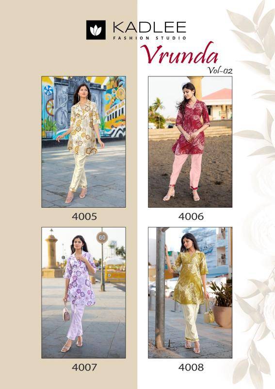Kadlee vrunda vol 2 Kurti wholesale suppliers in Ahmedabad