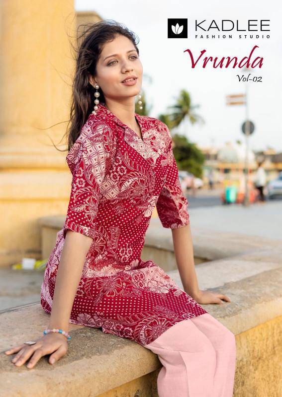 Kadlee vrunda vol 2 Kurti wholesale suppliers in Ahmedabad