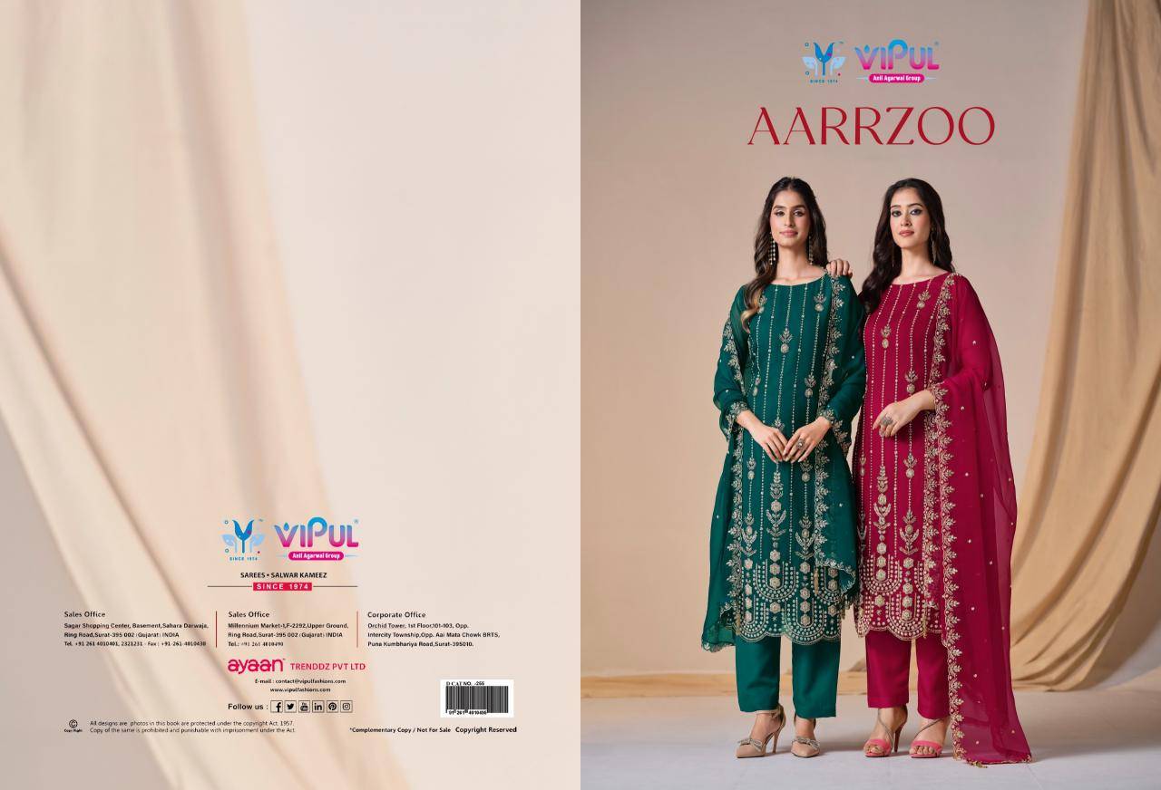 Vipul aarrzoo wholesale dress materials in bangalore with price