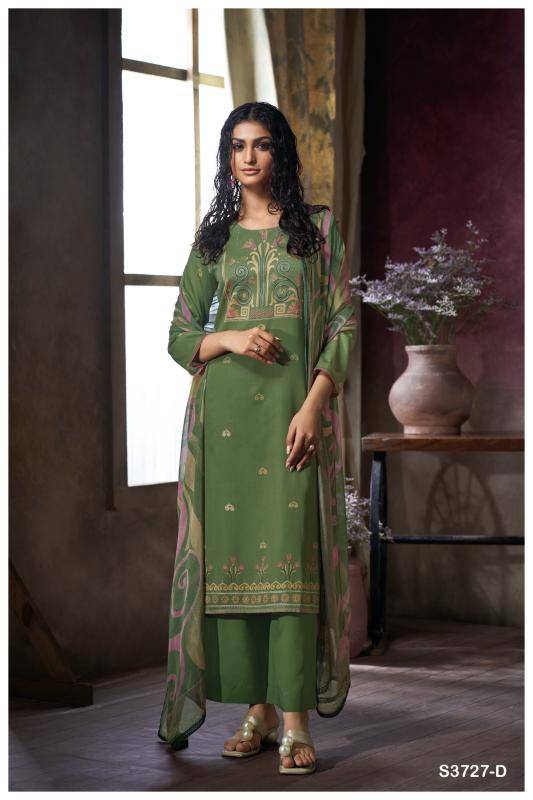 Ganga jihana 3727 wholesale dress materials in hyderabad with price