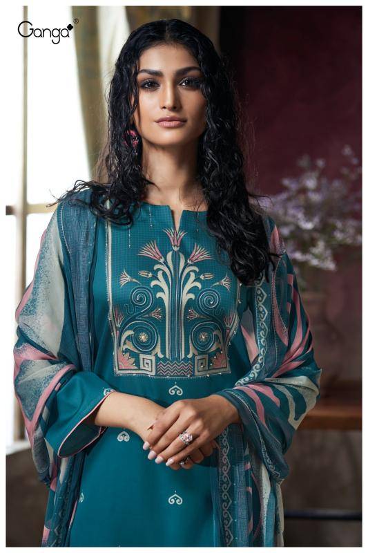 Ganga jihana 3727 wholesale dress materials in hyderabad with price