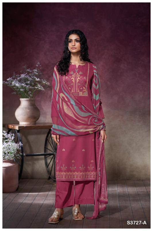 Ganga jihana 3727 wholesale dress materials in hyderabad with price