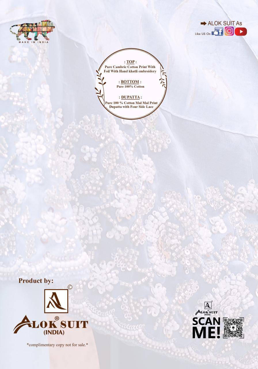 Alok suit motifz wholesale dress materials in surat