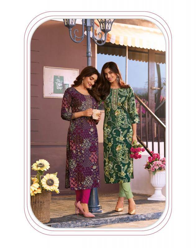 Radhika pahel vol-10 wholesale kurti manufacturers in surat