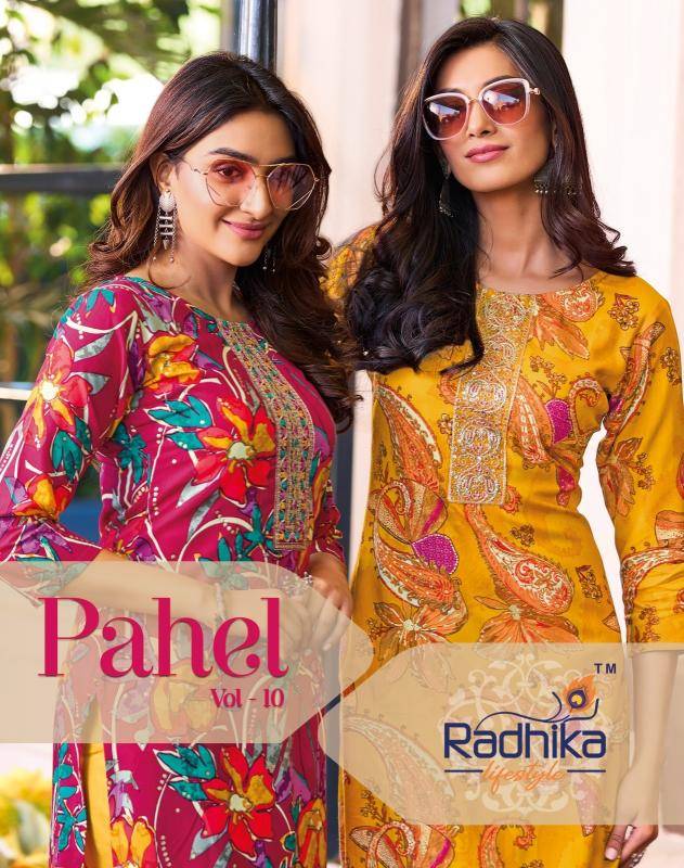 Radhika pahel vol-10 wholesale kurti manufacturers in surat