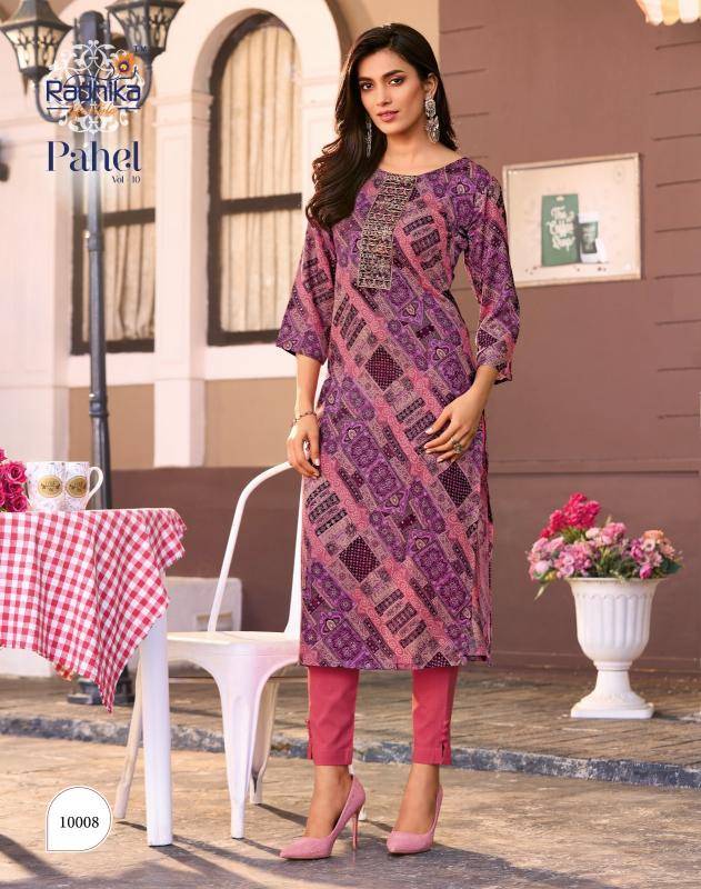 Radhika pahel vol-10 wholesale kurti manufacturers in surat