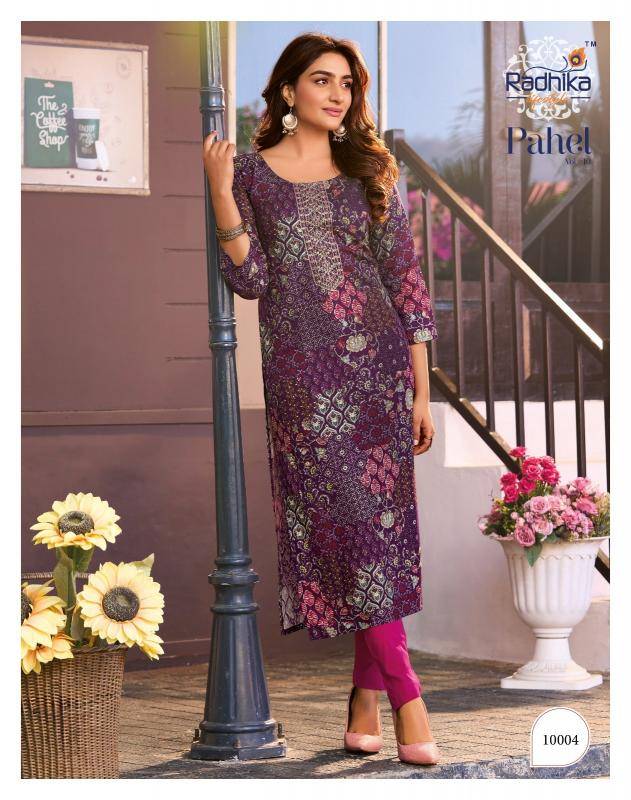 Radhika pahel vol-10 wholesale kurti manufacturers in surat