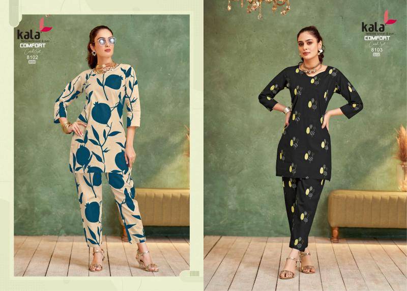 Kala comfort vol-4 coord set wholesale kurti market in jaipur