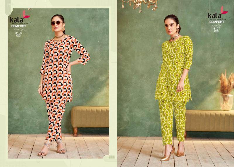 Kala comfort vol-4 coord set wholesale kurti market in jaipur