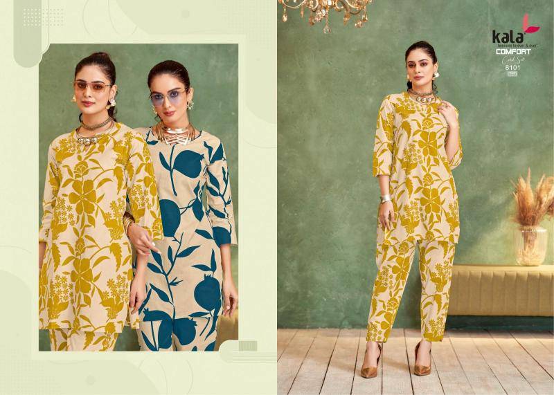 Kala comfort vol-4 coord set wholesale kurti market in jaipur