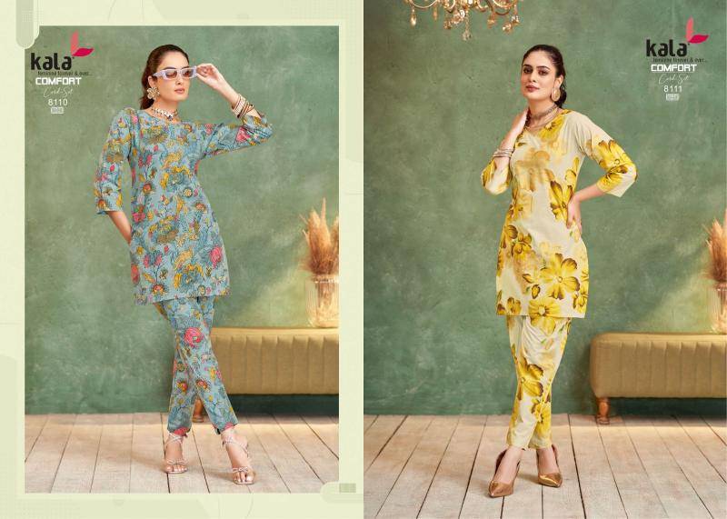 Kala comfort vol-4 coord set wholesale kurti market in jaipur