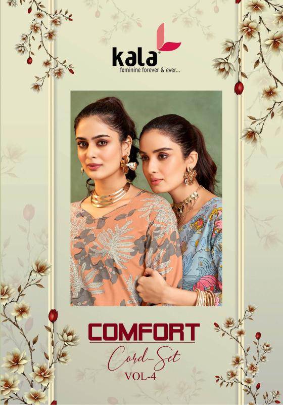 Kala comfort vol-4 coord set wholesale kurti market in jaipur