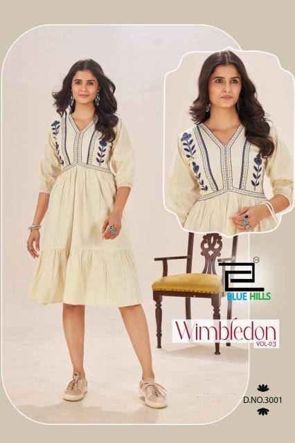 Blue hills wimbledon 3 wholesale kurti manufacturers in surat