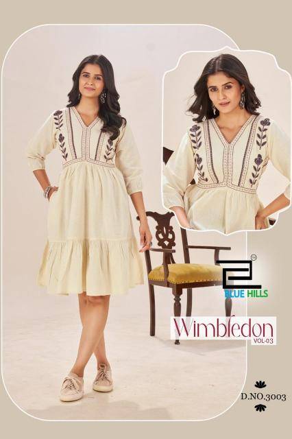 Blue hills wimbledon 3 wholesale kurti manufacturers in surat