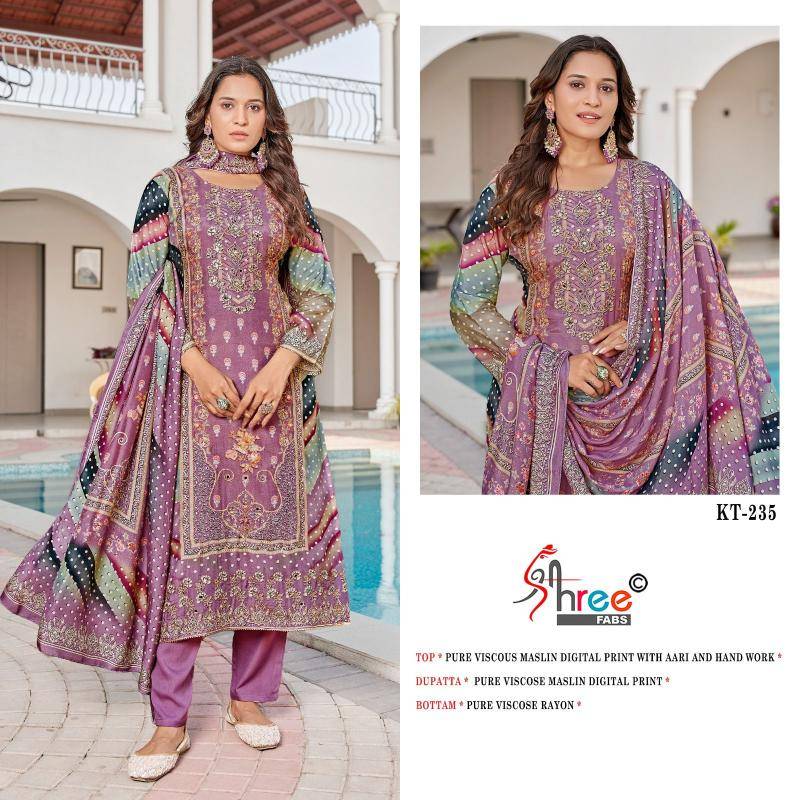 Shree fab d.no-KT - 235 dress wholesale india
