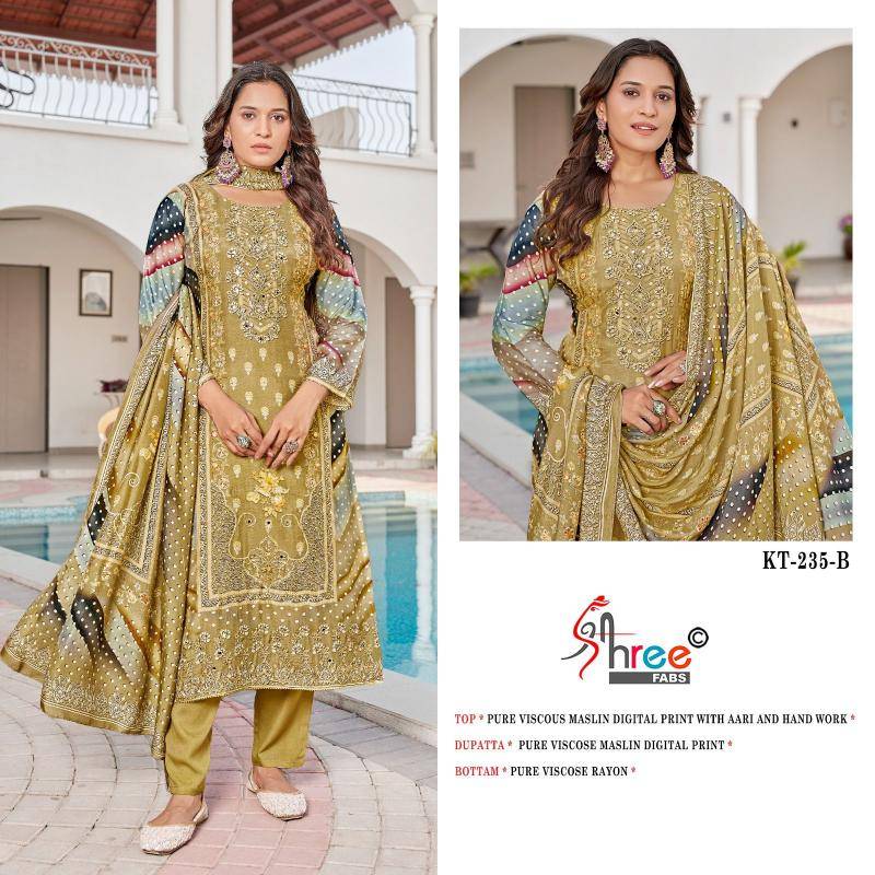 Shree fab d.no-KT - 235 dress wholesale india