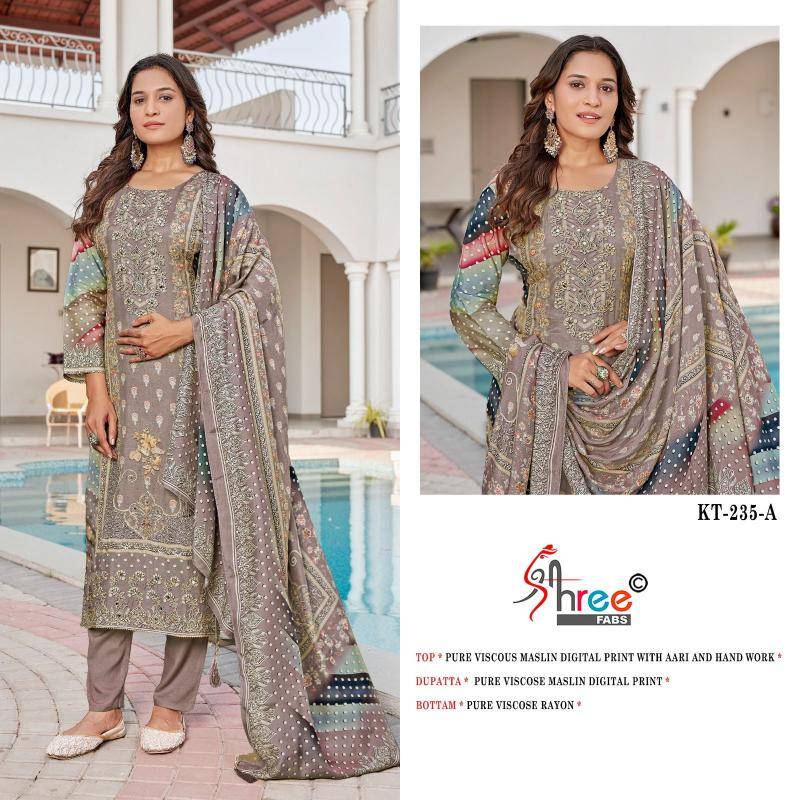 Shree fab d.no-KT - 235 dress wholesale india