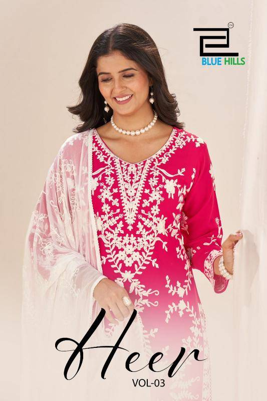 Blue hills heer vol 3 wholesale kurti manufacturers in surat