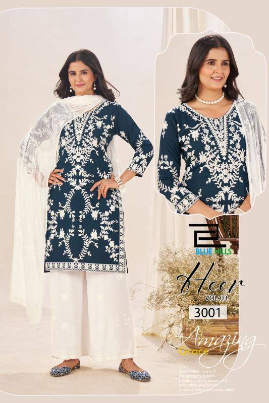 Blue hills heer vol 3 wholesale kurti manufacturers in surat