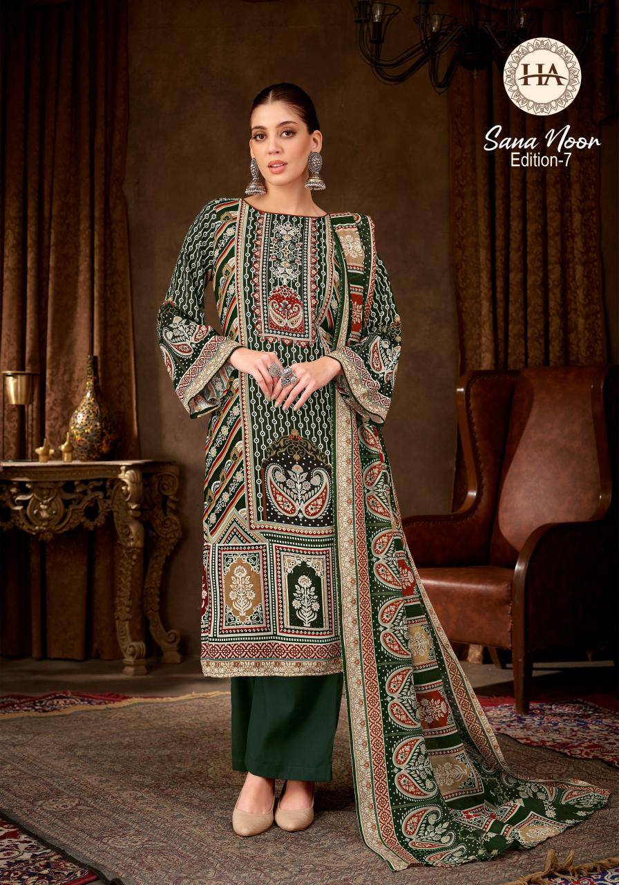 Alok suit sana noor 7 Dress materials Online shopping in india
