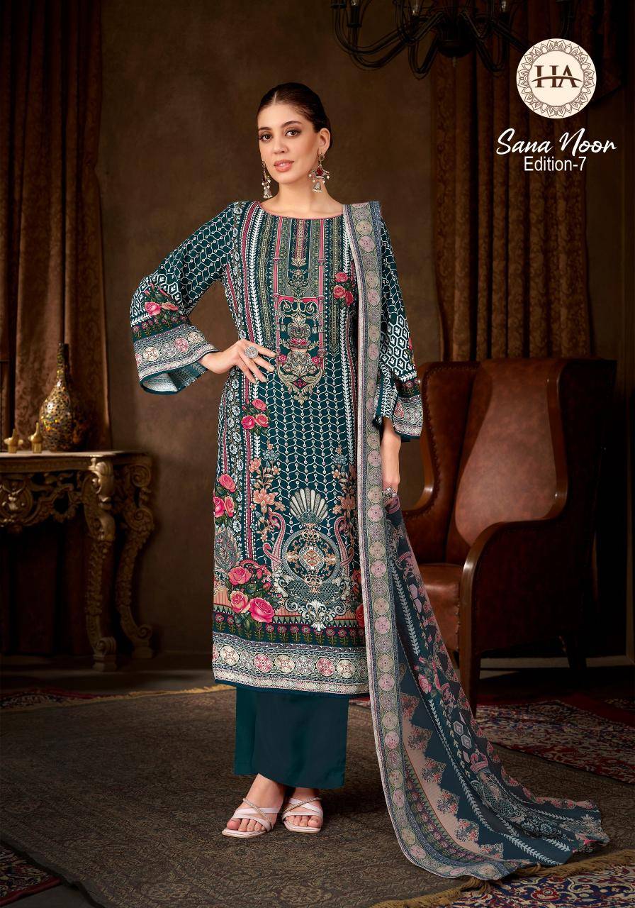 Alok suit sana noor 7 Dress materials Online shopping in india