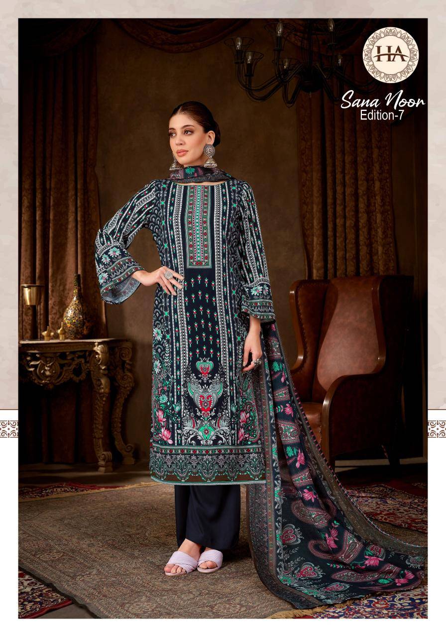 Alok suit sana noor 7 Dress materials Online shopping in india