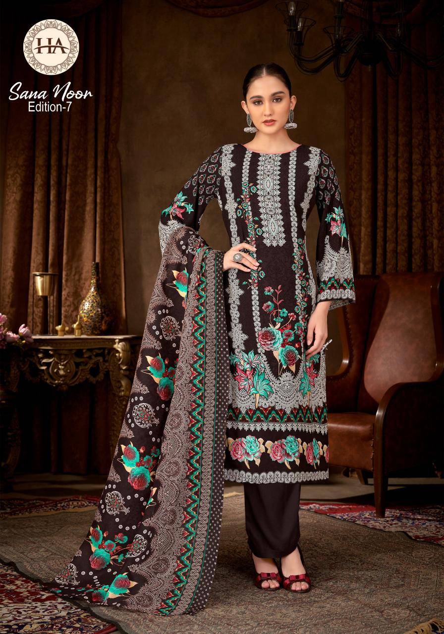 Alok suit sana noor 7 Dress materials Online shopping in india
