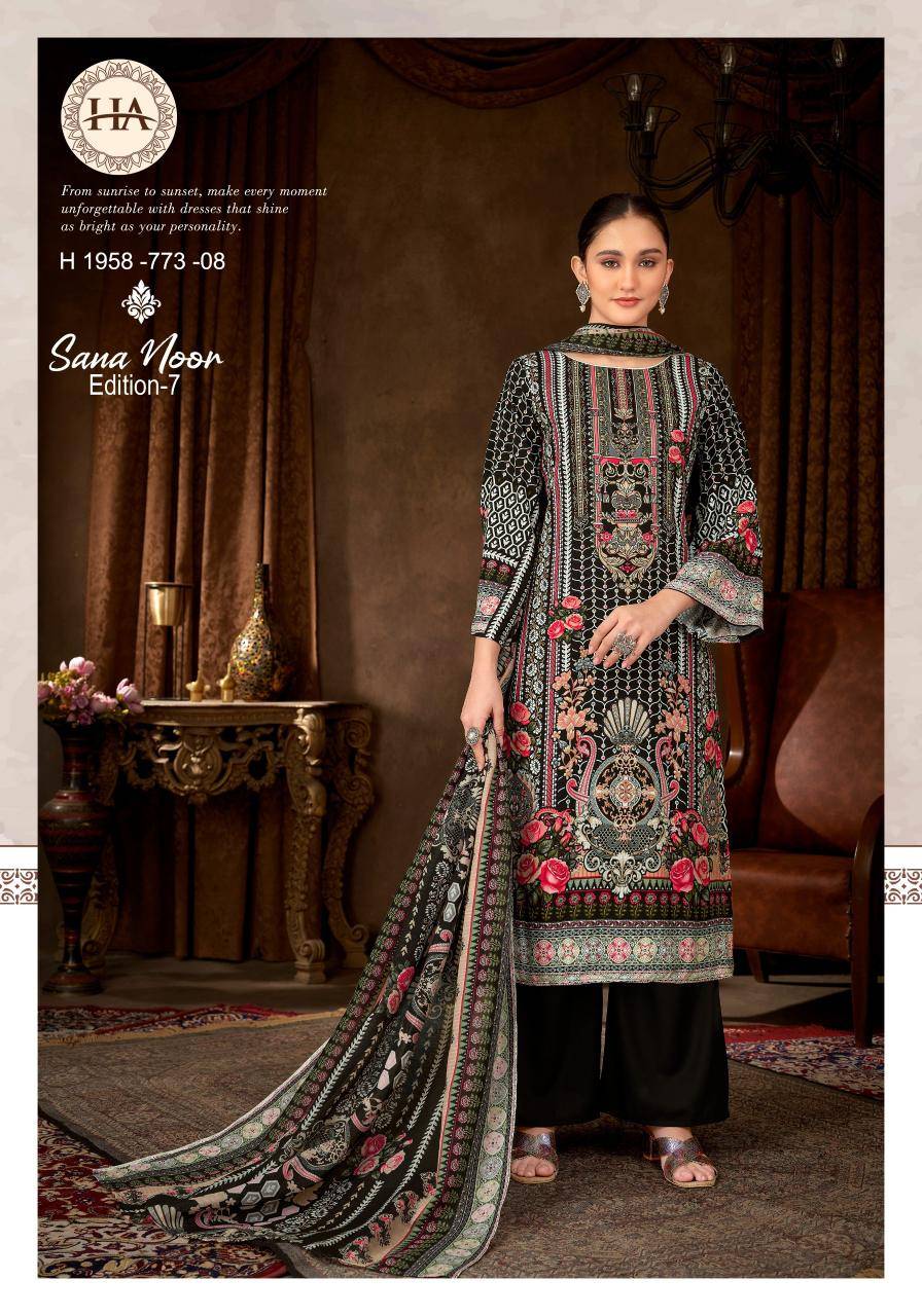 Alok suit sana noor 7 Dress materials Online shopping in india