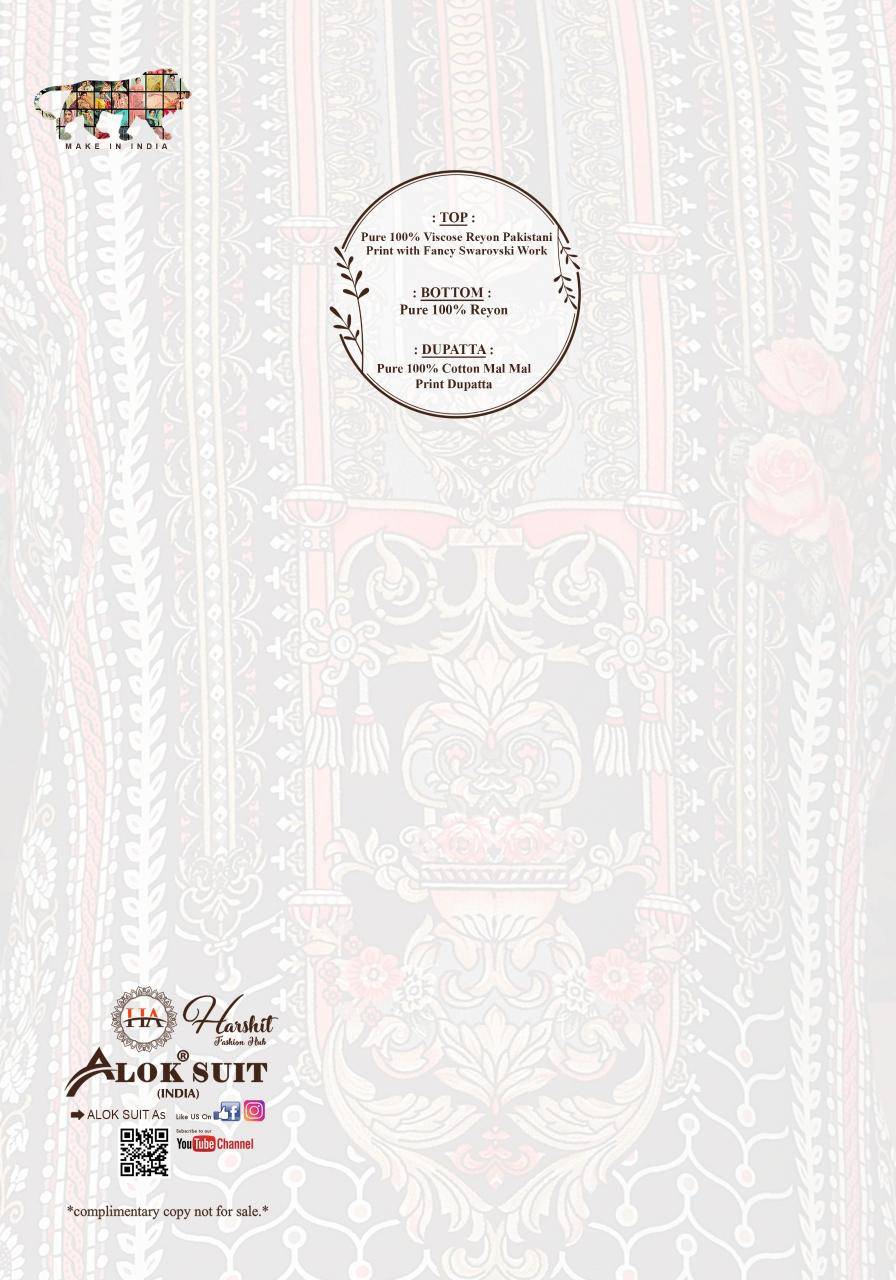 Alok suit sana noor 7 Dress materials Online shopping in india