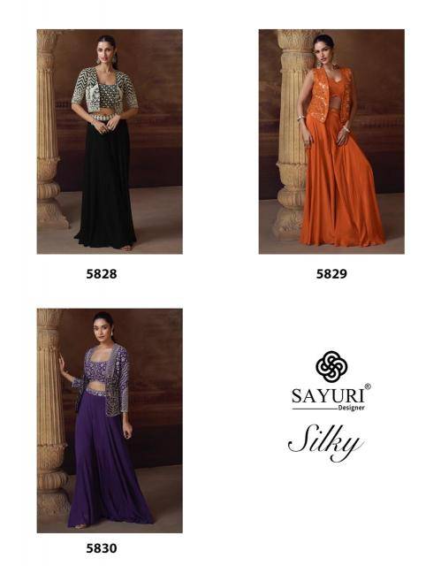 Sayuri designer silky Wholesale party wear salwar kameez in India