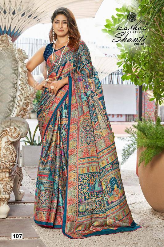 Kashvi creation shanti  Surat saree factory