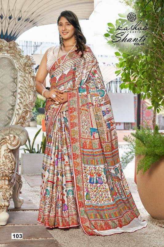 Kashvi creation shanti  Surat saree factory