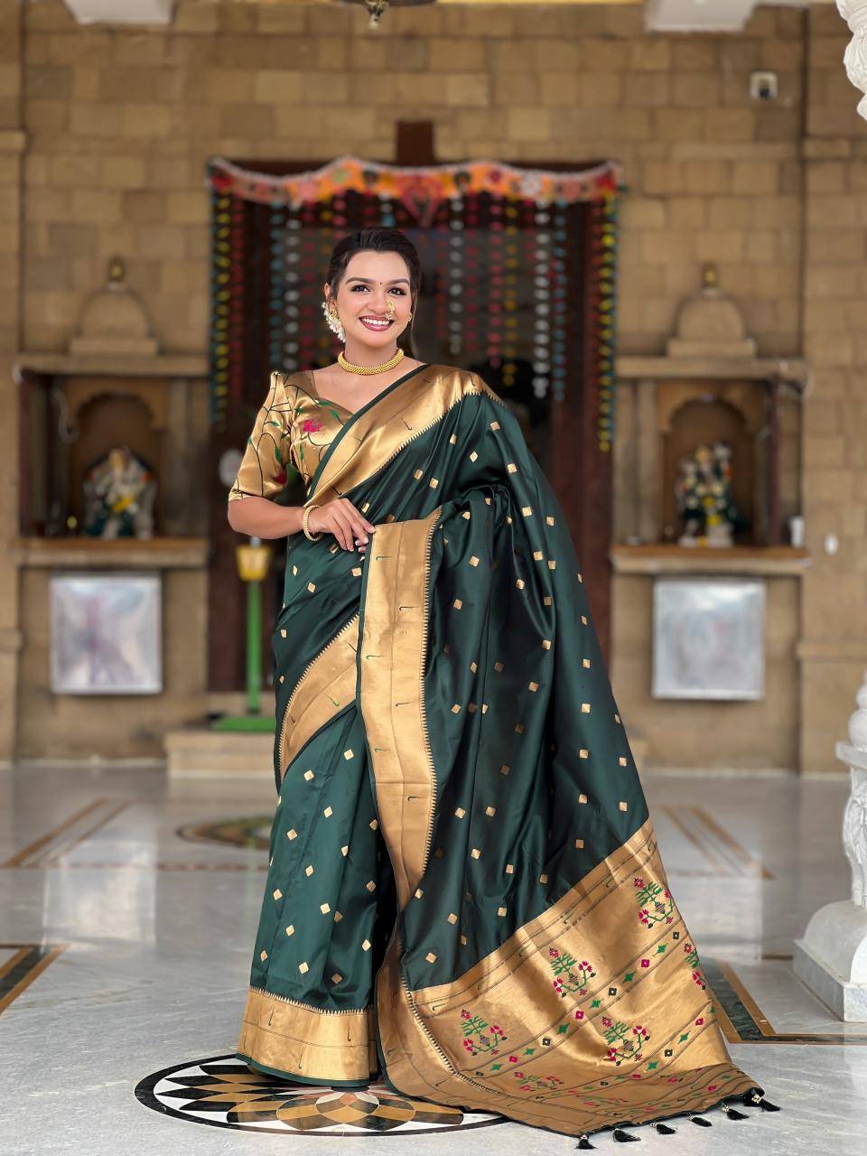 Anupama raffel paithani soft silk Latest saree designs in Surat