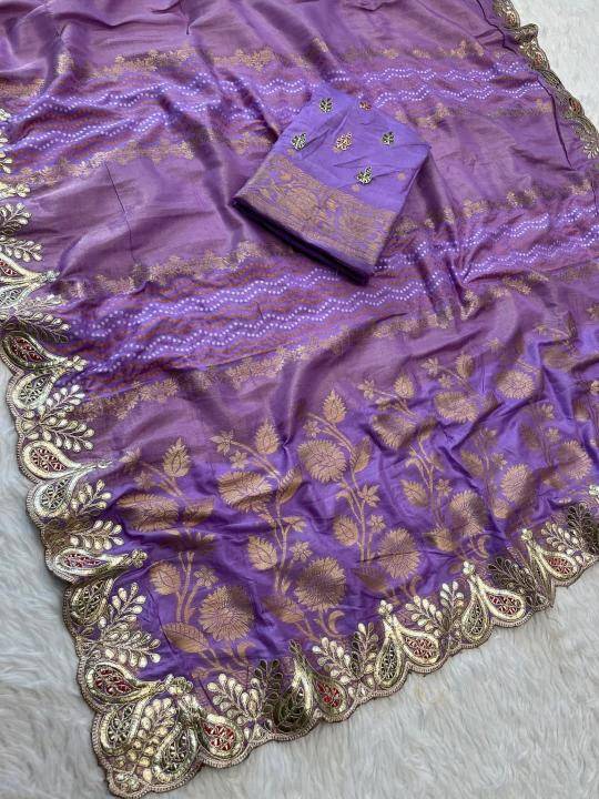 Akshara tissue russian silk Saree market Kolkata