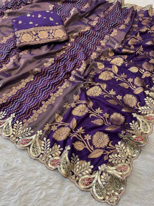 Akshara tissue russian silk Saree market Kolkata
