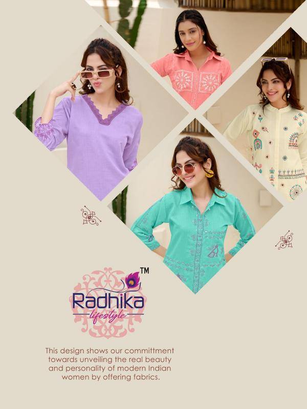 Radhika lifestyle jaguar vol 1 Kurti fabric wholesalers in Rajkot