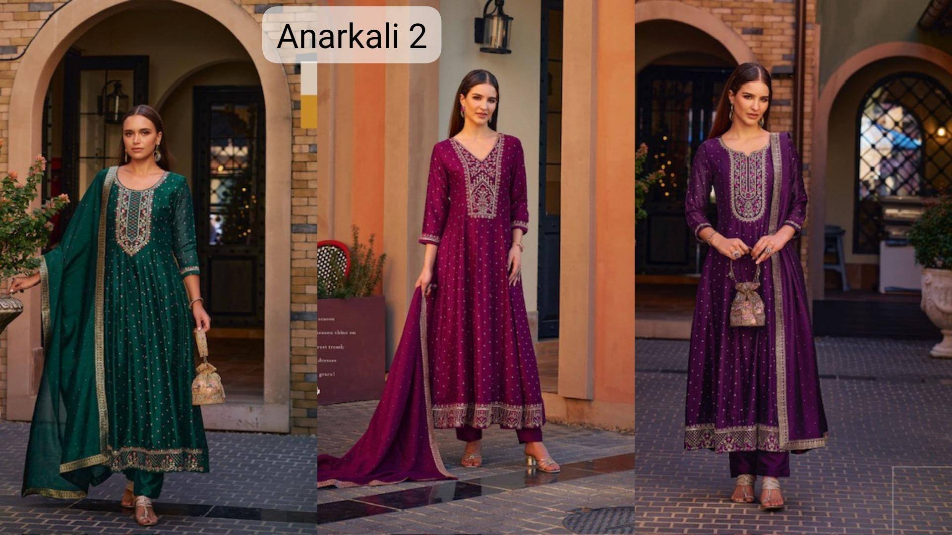Lily & lali anarkali 2 Wholesale kurtis in Mumbai
